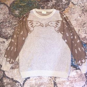 💎RARE💎URBAN OUTFITTERS Coincidence & Chance Eagle Sweater, Size Small